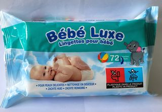Lingettes bébé x72