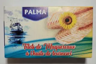 Filet de maquereaux huile de tournesol 125g