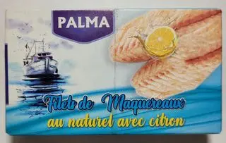 Filet de maquereaux au citron 125g