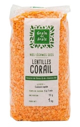 [FB21707] Lentilles corail 1kg