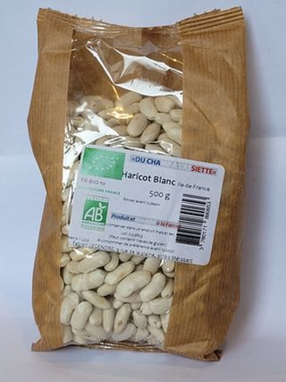 Haricots blancs bio 500g - MMPT - LIMITE A 3 CARTONS