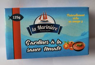 Sardines tomate 125g LIMITE A 3 CARTONS