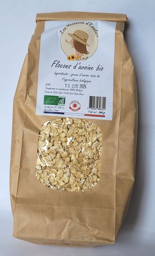 Flocons d'avoine bio 500g - MMPT - LIMITE A 3 CARTONS