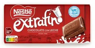 Chocolat au lait tablette Nestlé 125g