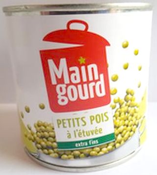 Petits pois 400g