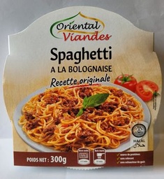 [GB21860] Spaghettis bolognaise Halal 300g Micro-ondable