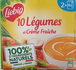 [KB22132] Soupe 10 Légumes et crème 2x30cl